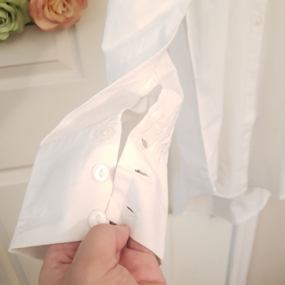 New Anthro MAUDE VIVANTE Cotton Button Down Shirt - Picture 5 of 9